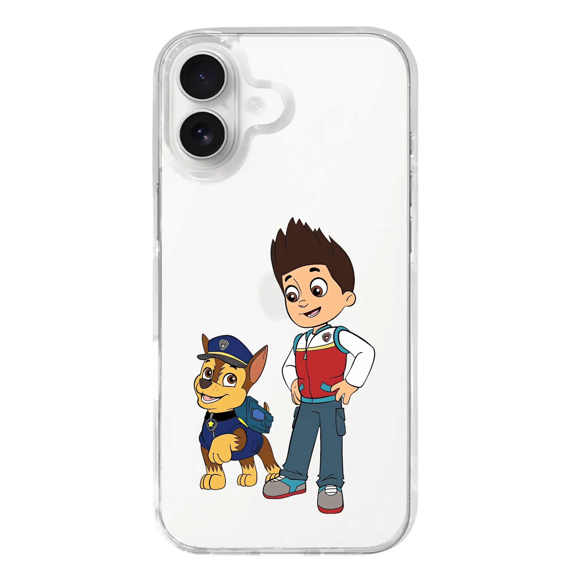 パウ・パトロール グッズ ライダー - iPhone 17シリーズ 透明スマホケース – 薄型・耐衝撃・精密フィット保護カバー